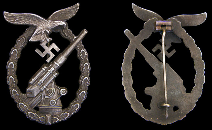 Friedrich Linden Lüdenscheid - Flak Badge