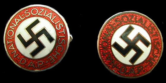 NSDAP party pins
