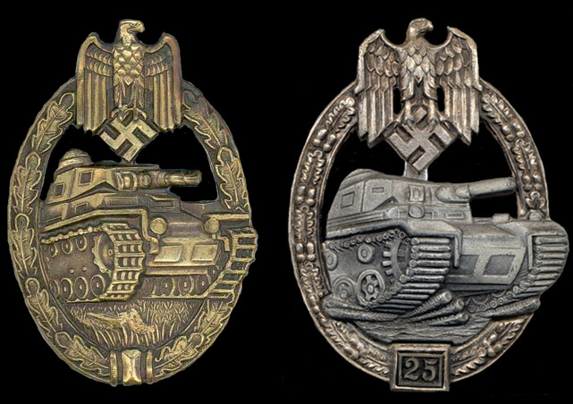 comparison beteen the standard and modified badges