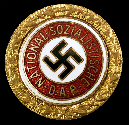Golden Party badge