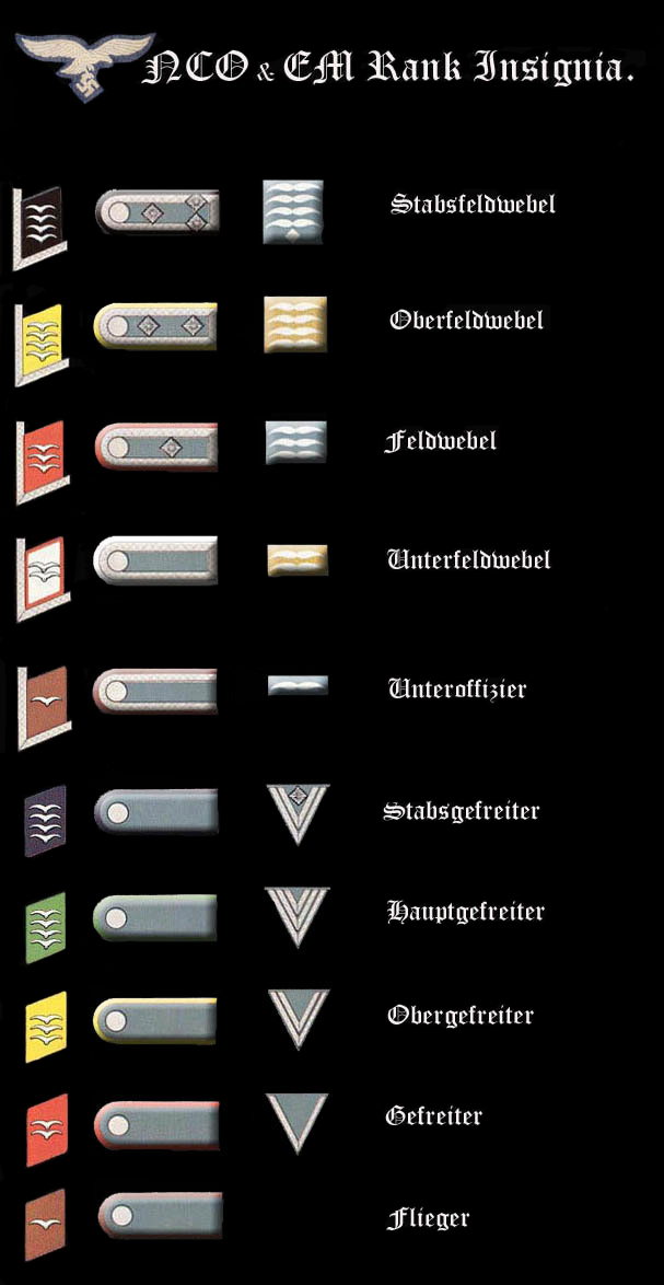 NCO EM ranks